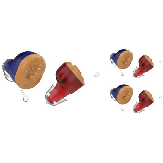 CIC Rechargeable Hearing Aids (3 Pairs)