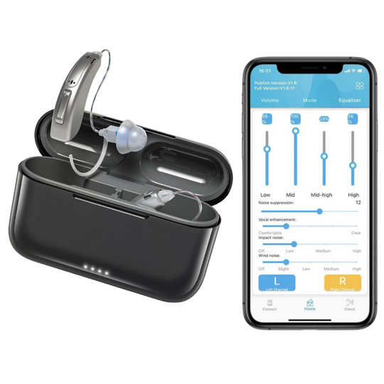 RIC Bluetooth Hearing Aids (App Controlled)
