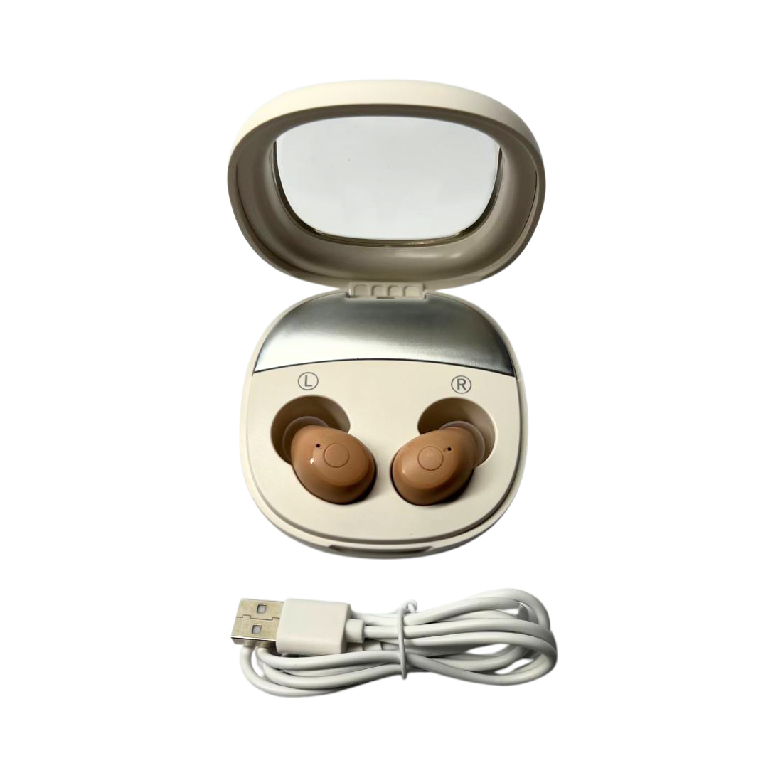 Extra Charging Case & Cable (Micro ITE Bluetooth Hearing Aids)